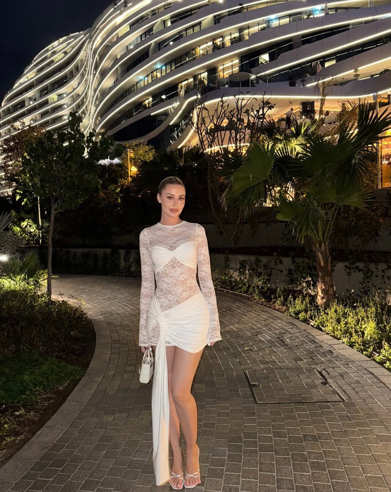 Ortigia Dress in White