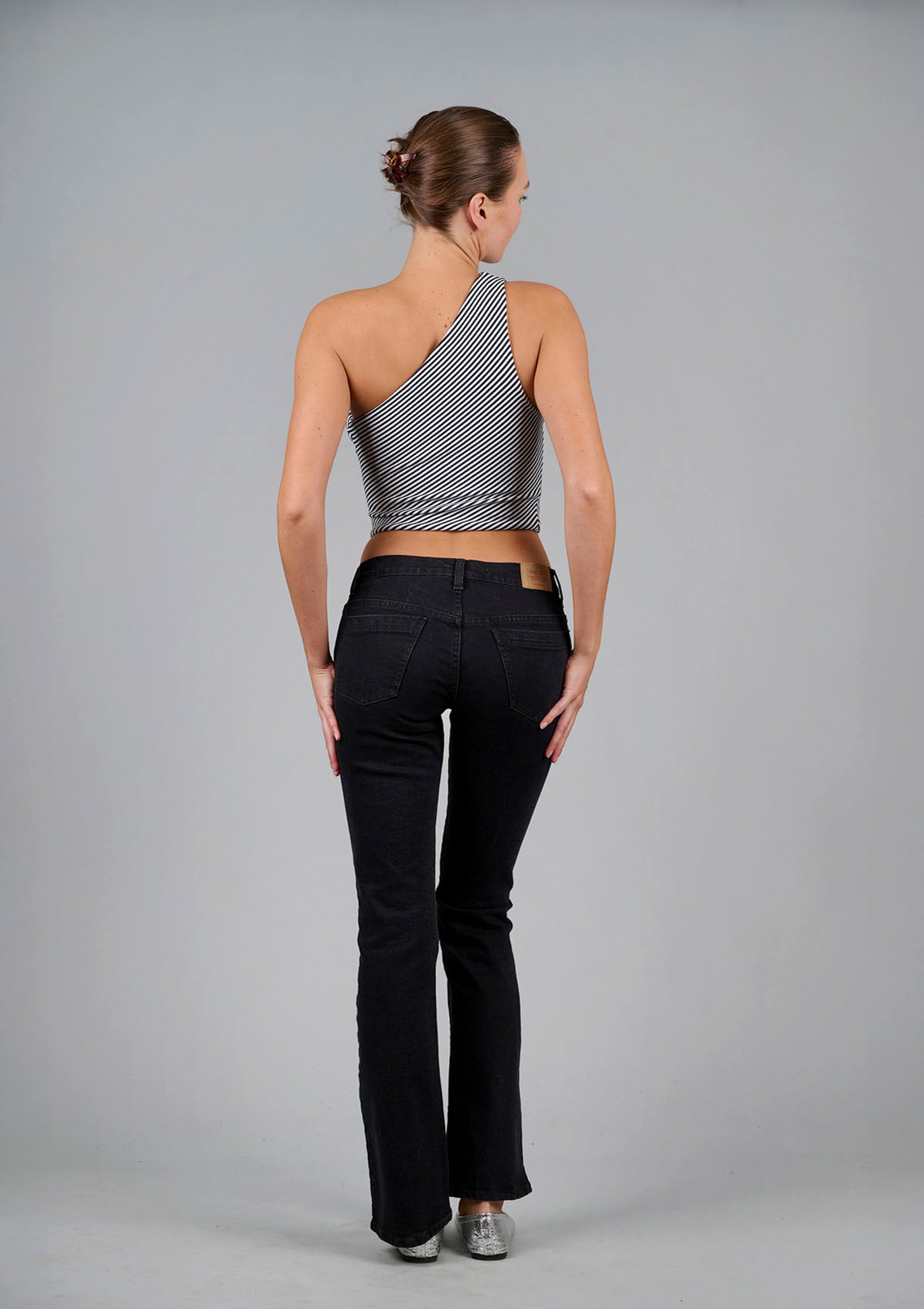 Roller Girl Top - Black / White