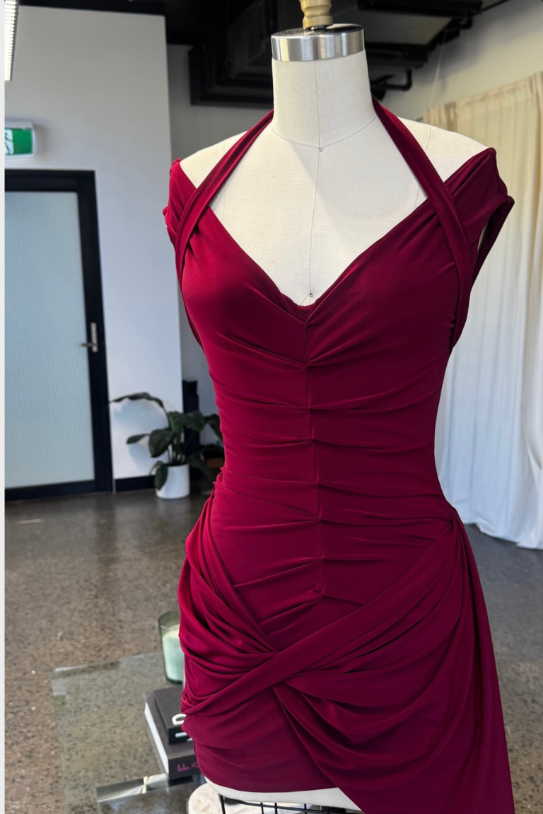 Miranda Dress in Cherry