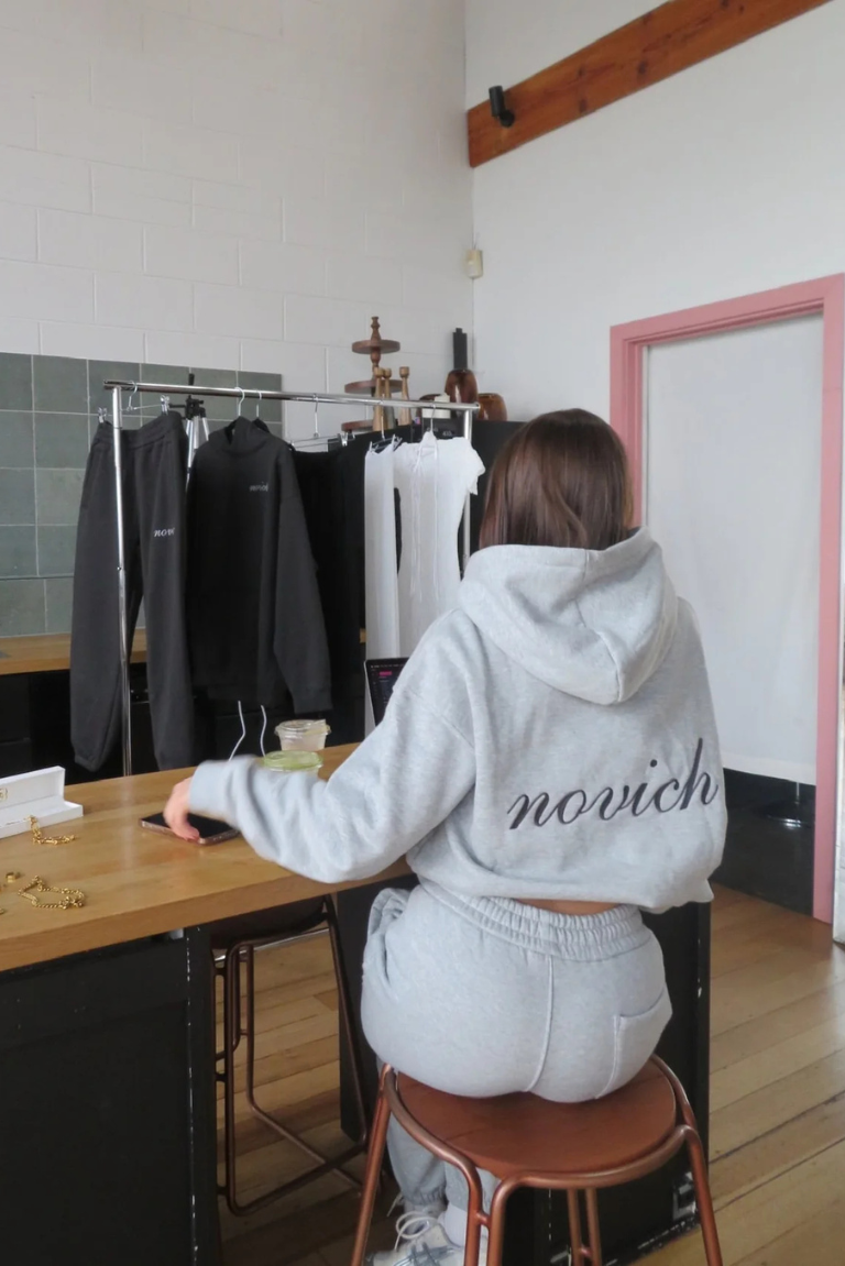 Essential Hoodie in Grey