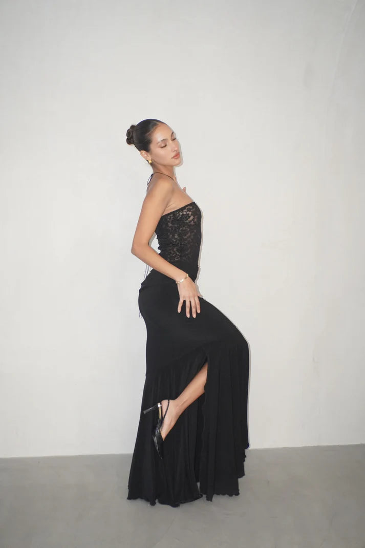 Ilona Maxi Dress in Black