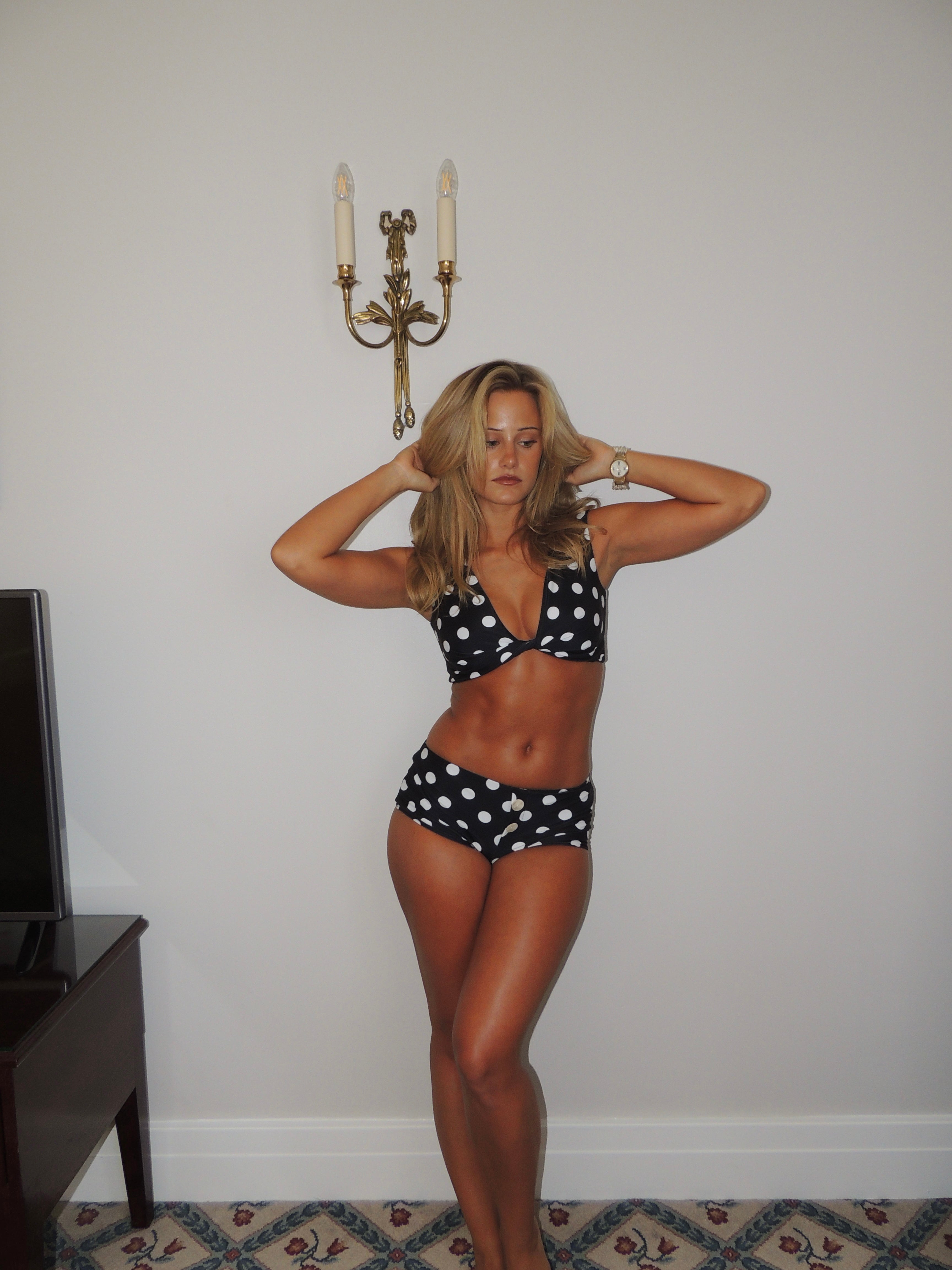 Hepburn Twist Bikini Top