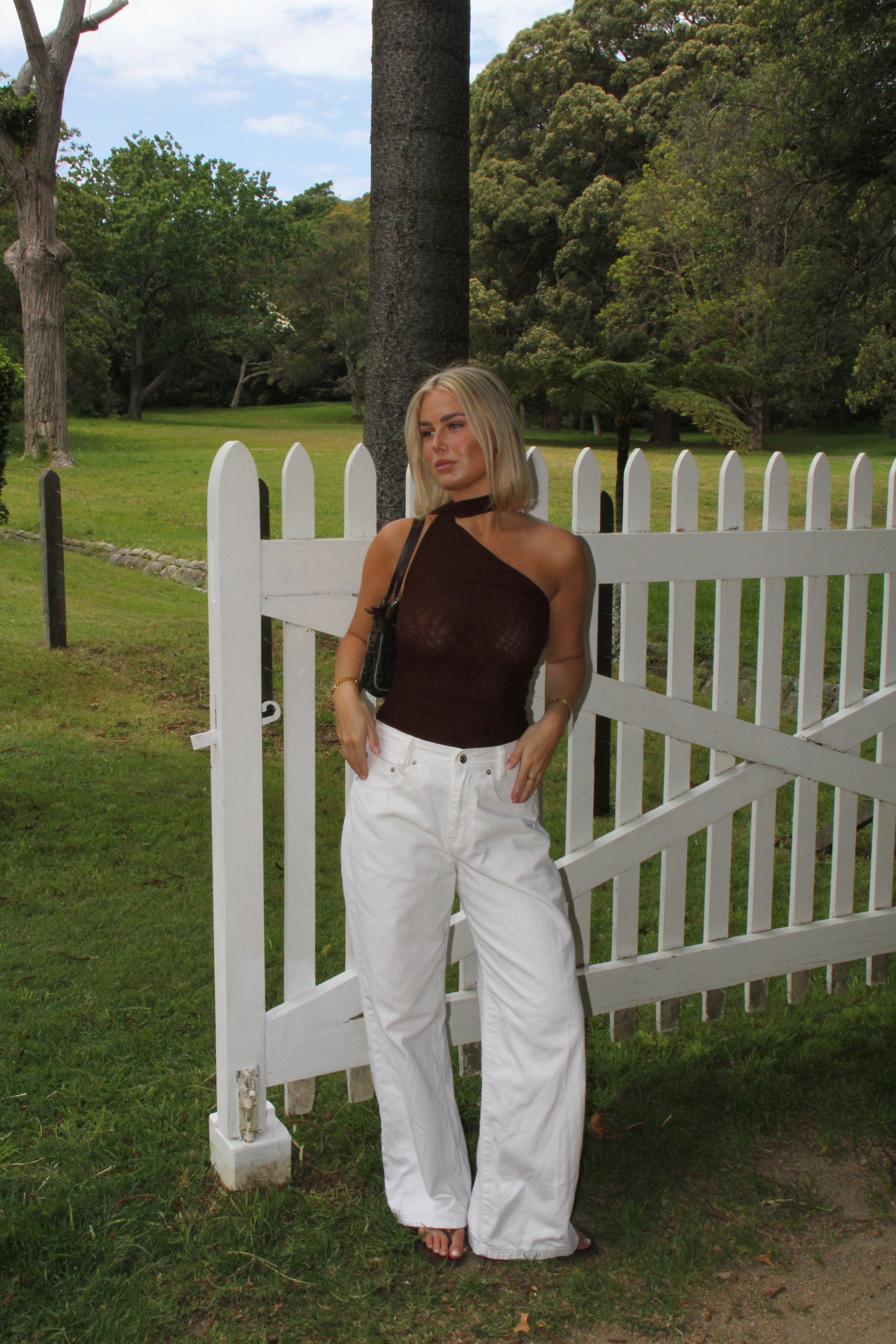 Karla Top in Choc