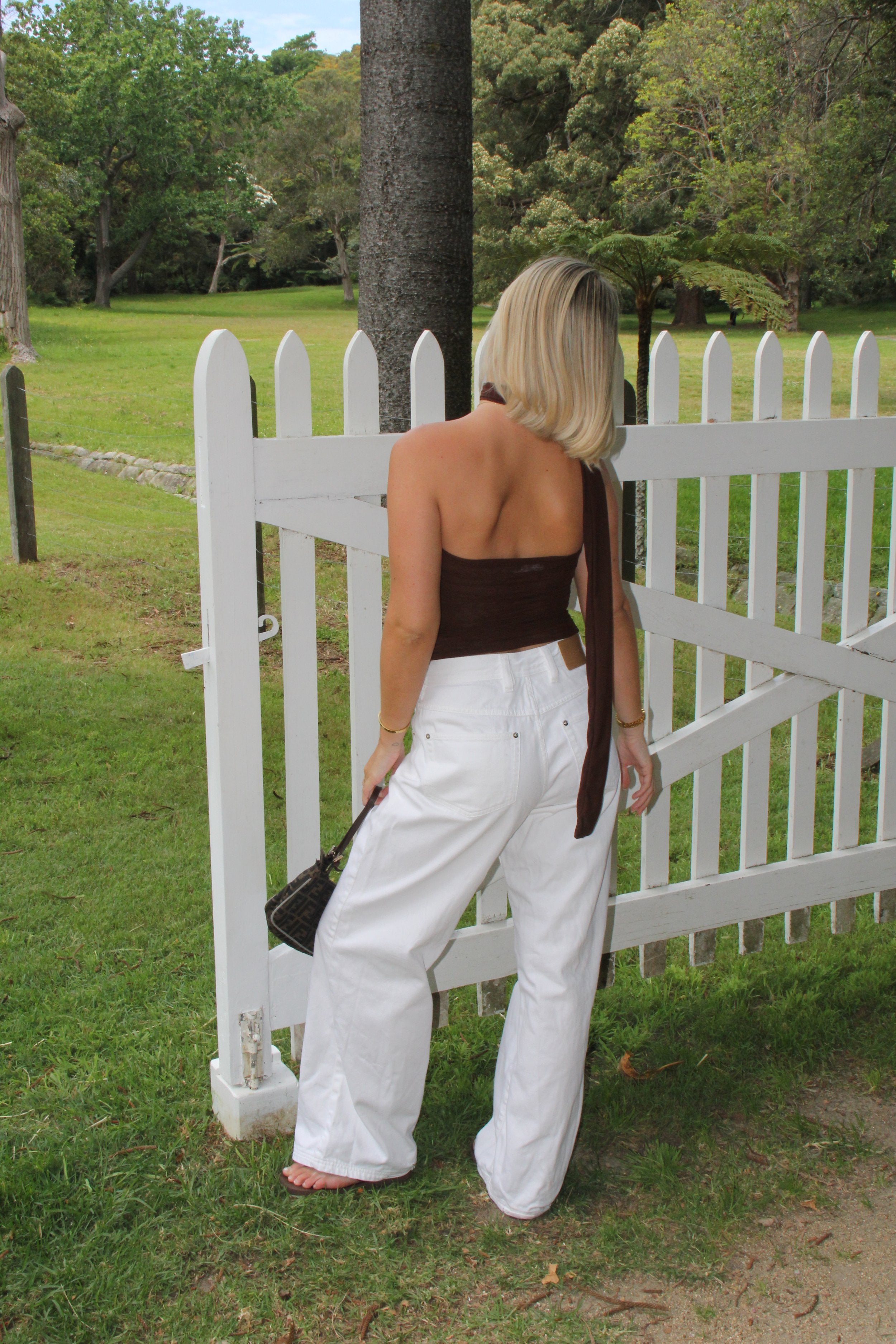 Karla Top in Choc