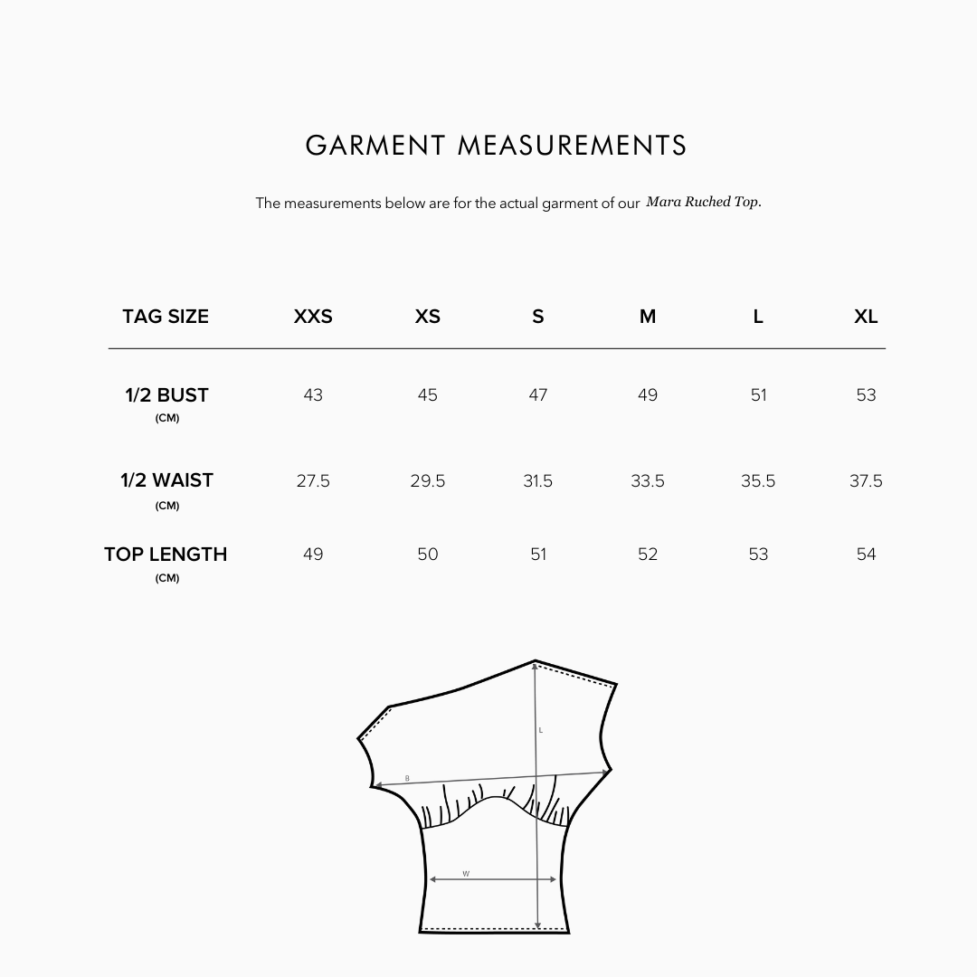 Mara Ruched Top Milk