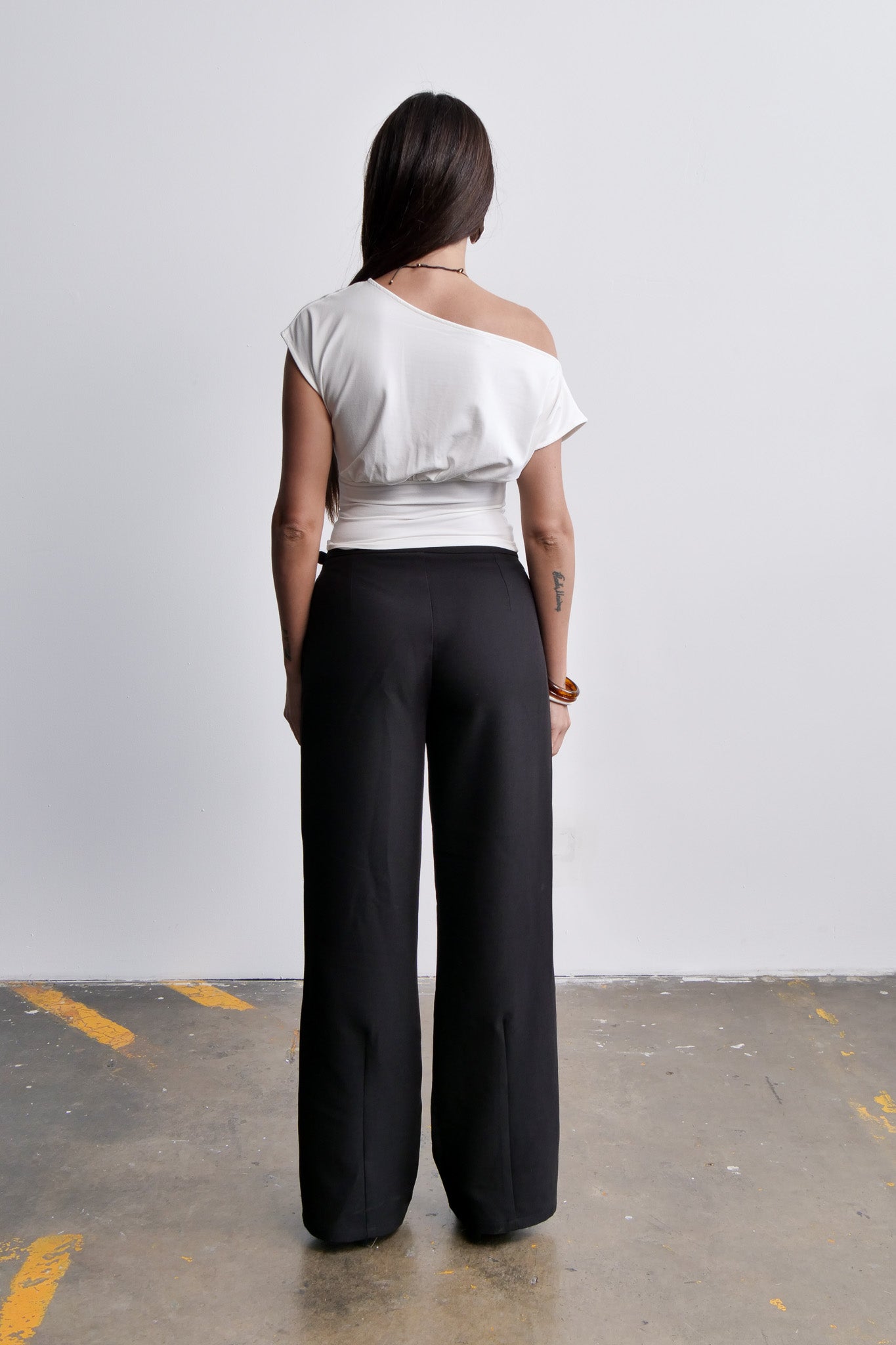 Mara Ruched Top Milk