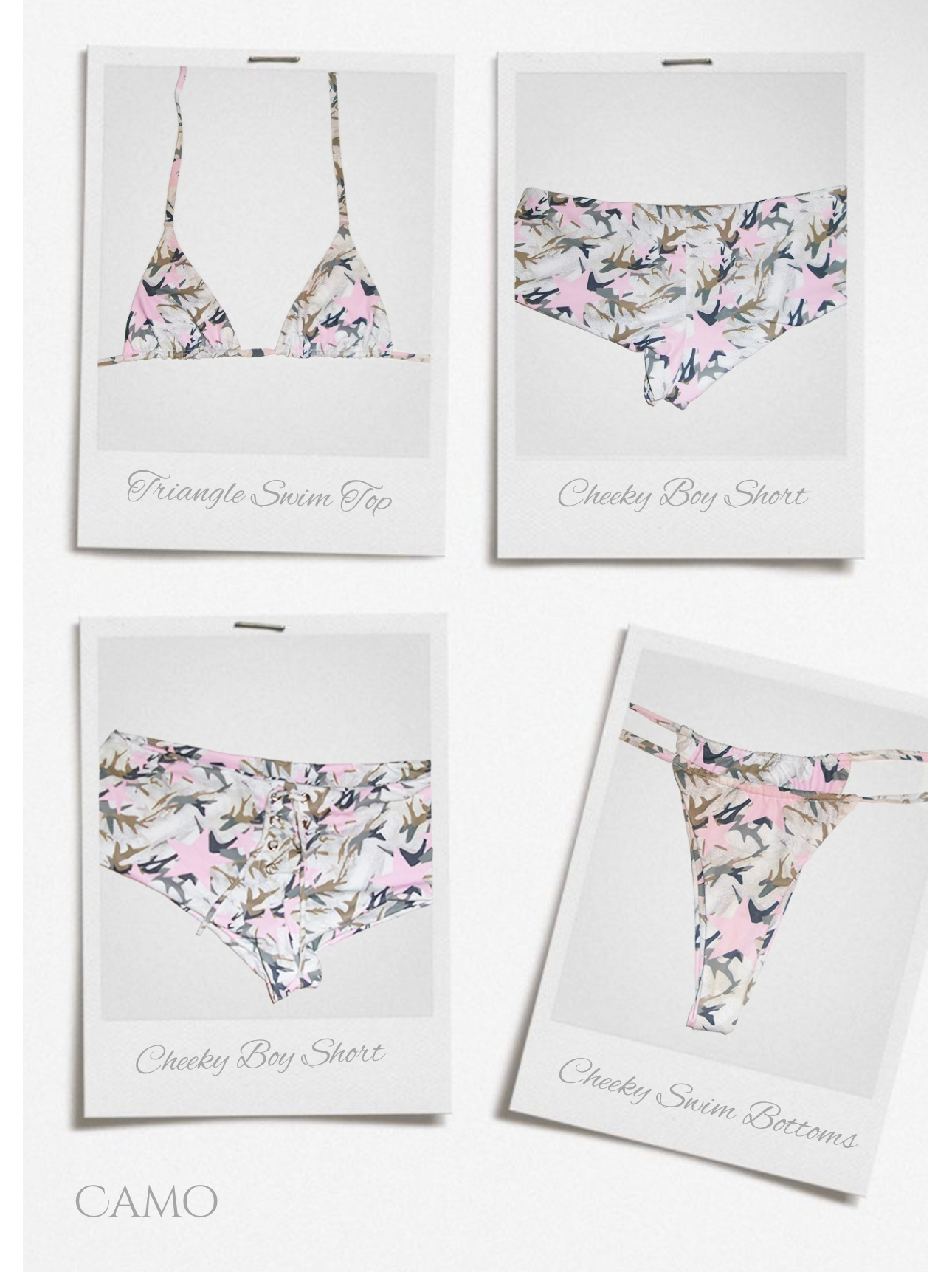 Cheeky Swim Bottom Camo