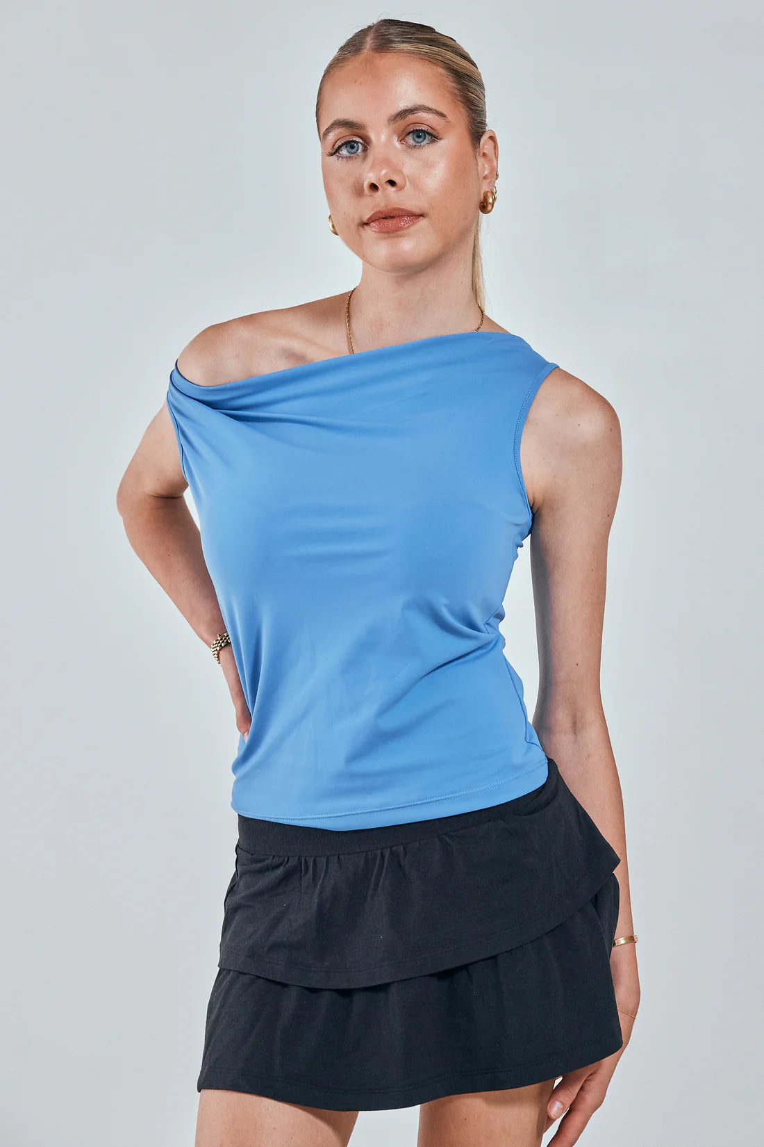 Iris Top in Blue