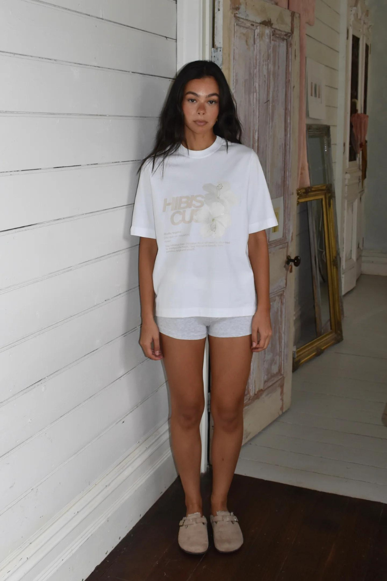 Hibiscus Boyfriend Tee