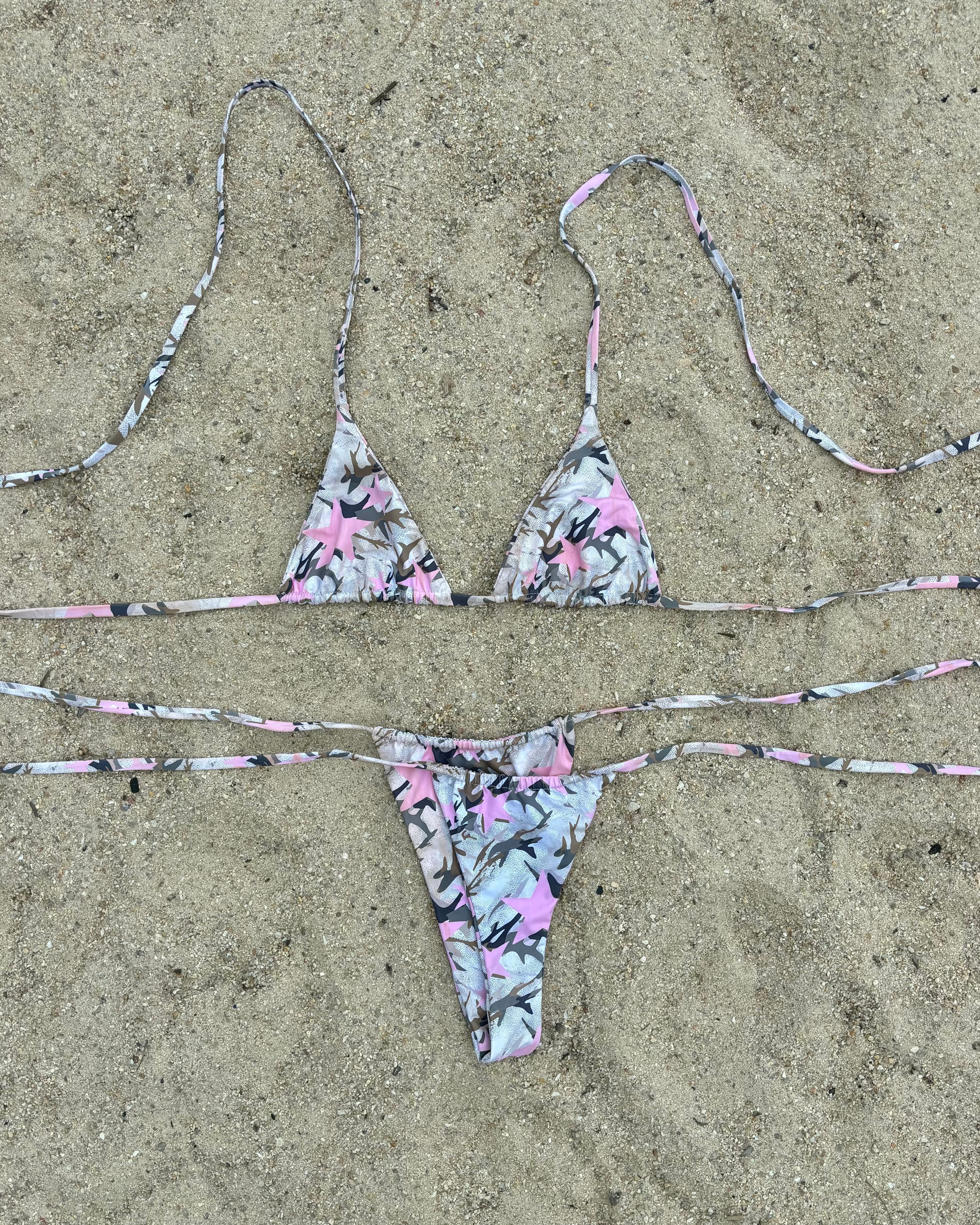 PRE ORDER - Cheeky Swim Bottom Camo
