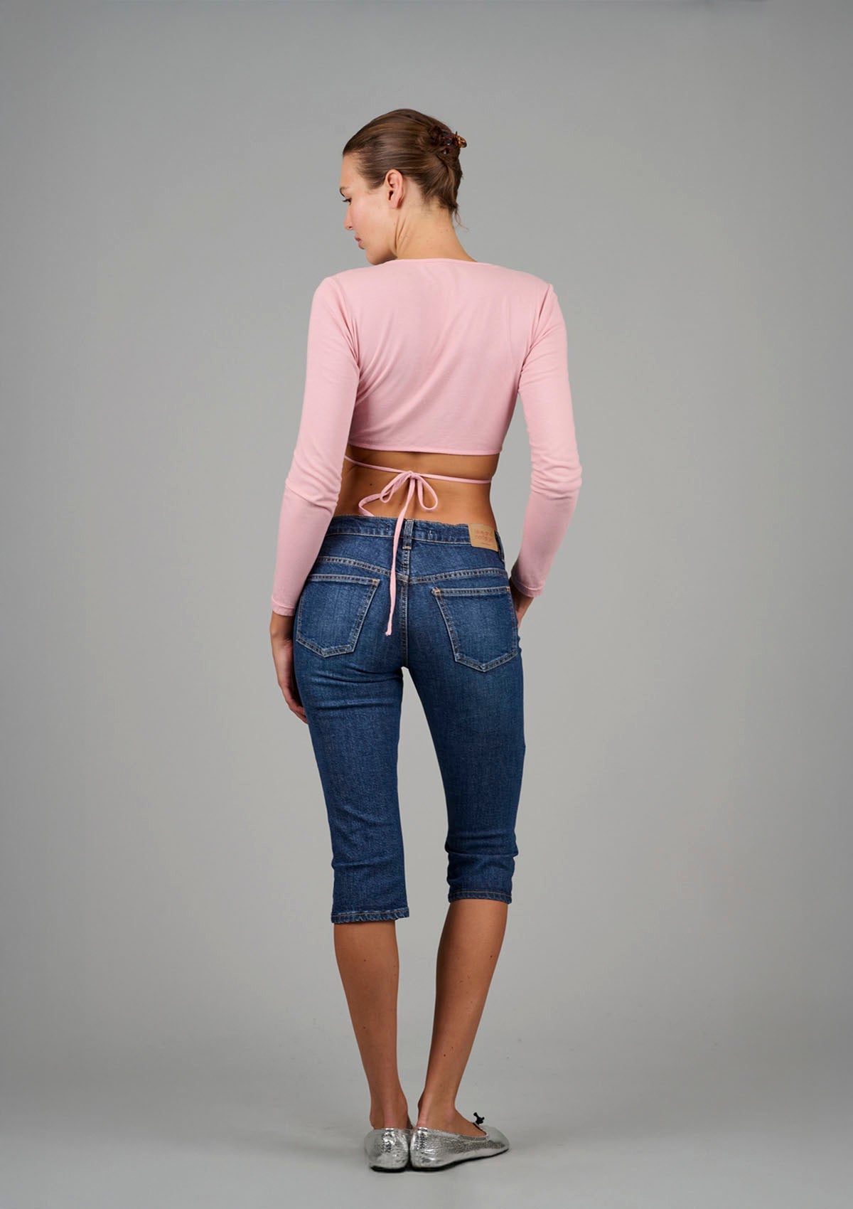 Little Gath’ Capri Jean - Dark Vintage Blue