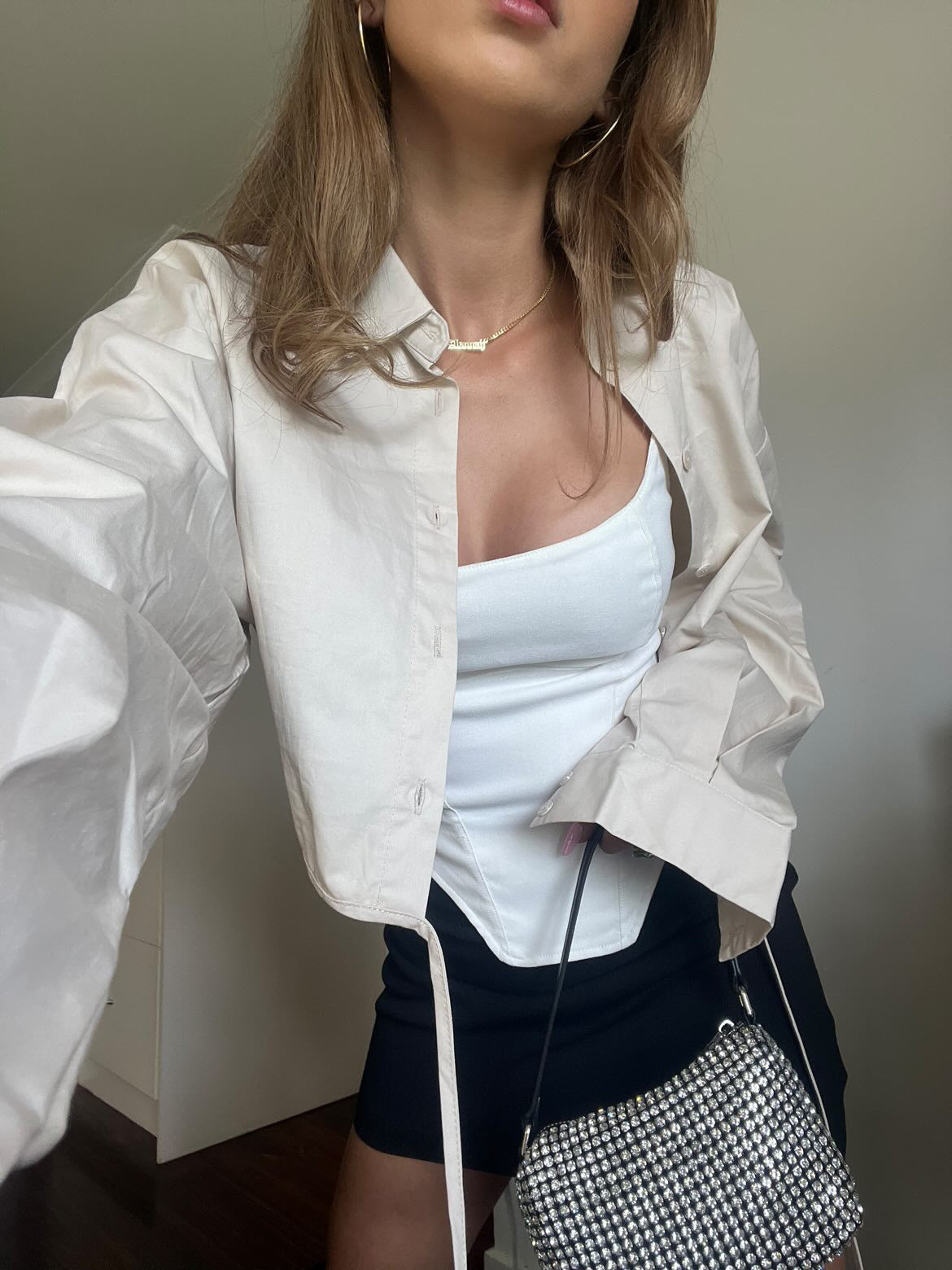 Must Have Crop- Beige
