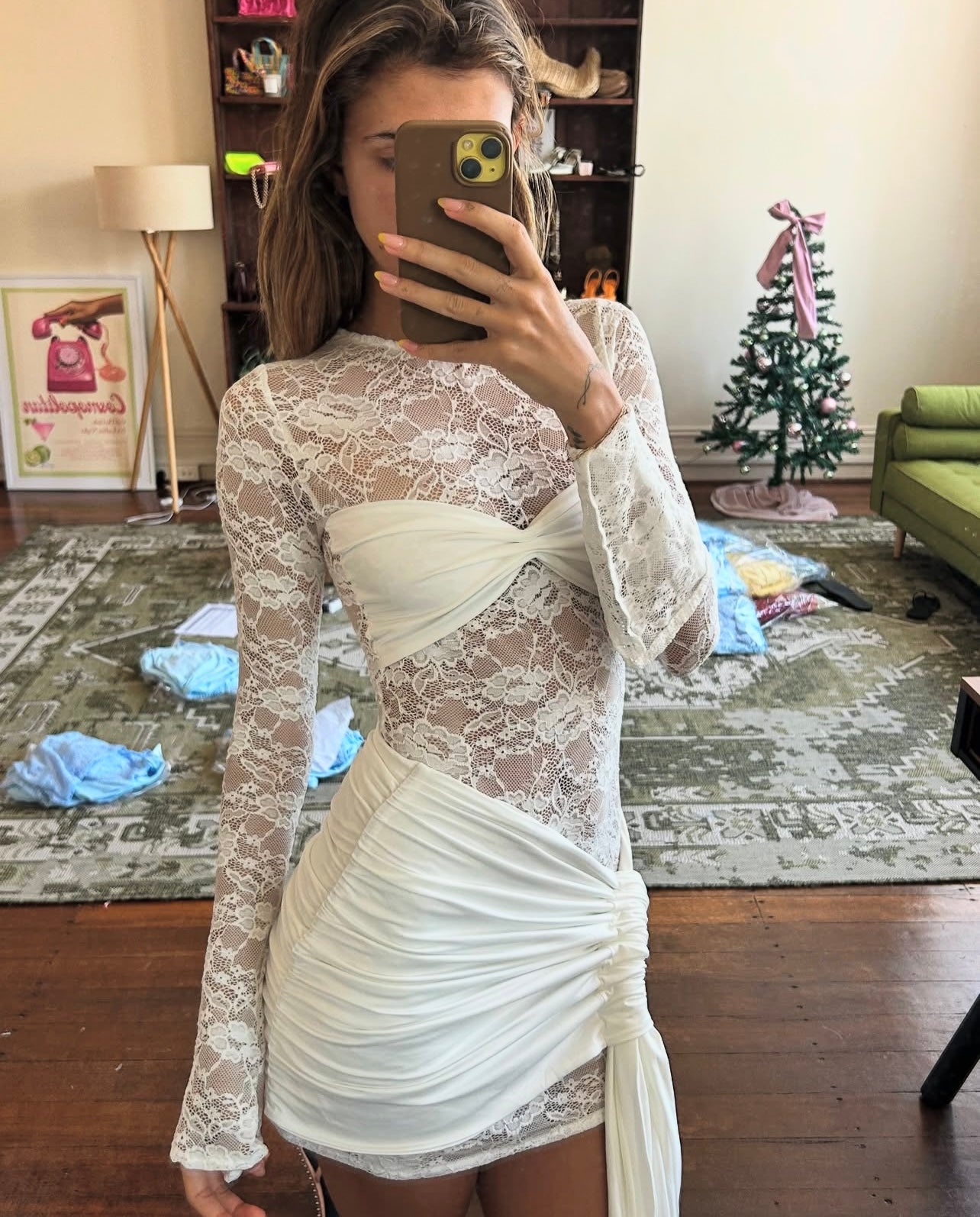 Ortigia Dress in White