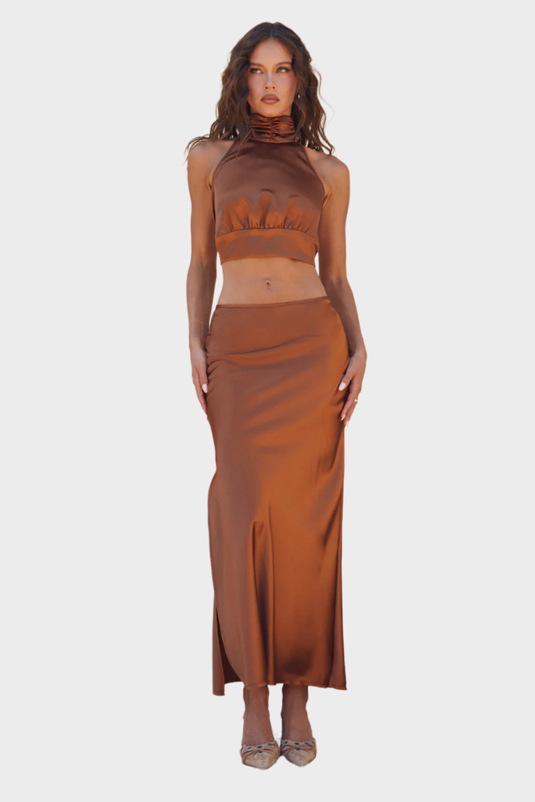 Sophia Skirt in Bronze