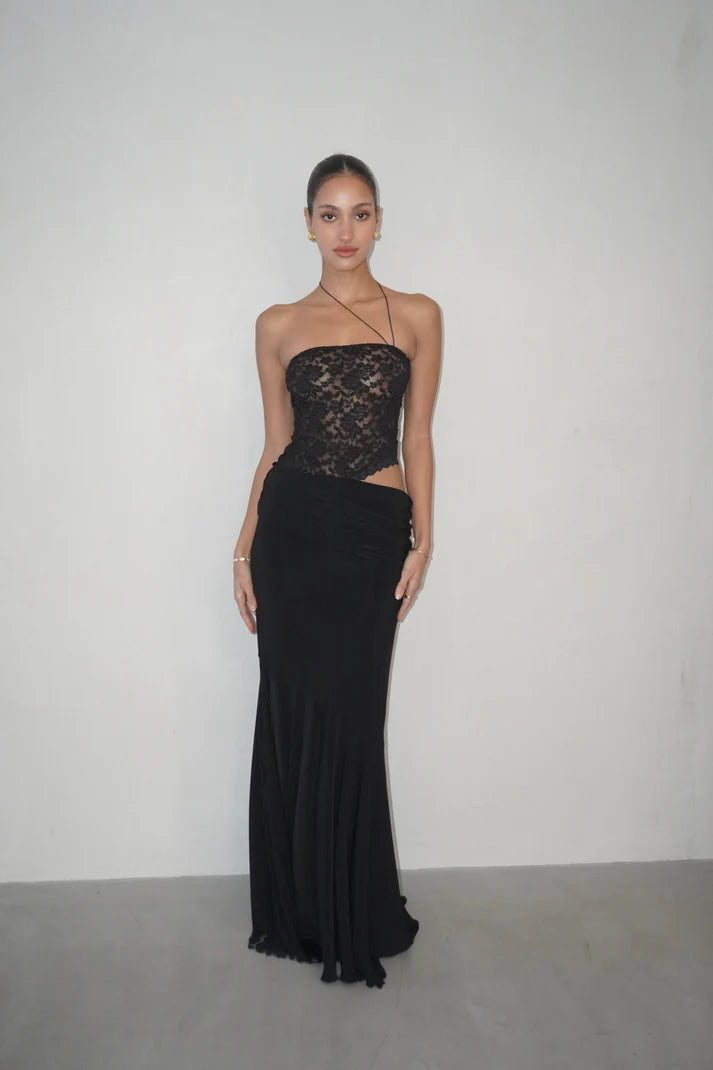 Ilona Maxi Dress in Black