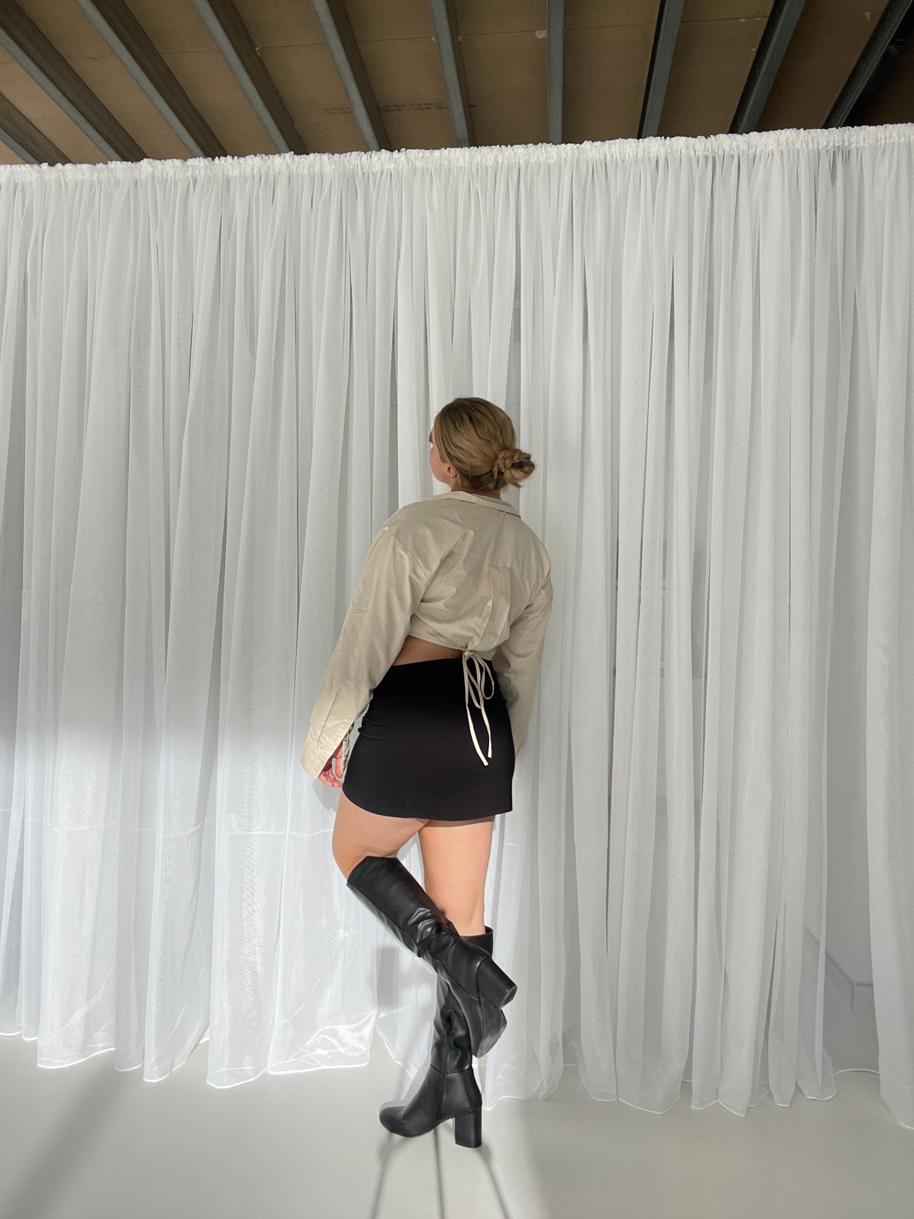 Must Have Crop- Beige