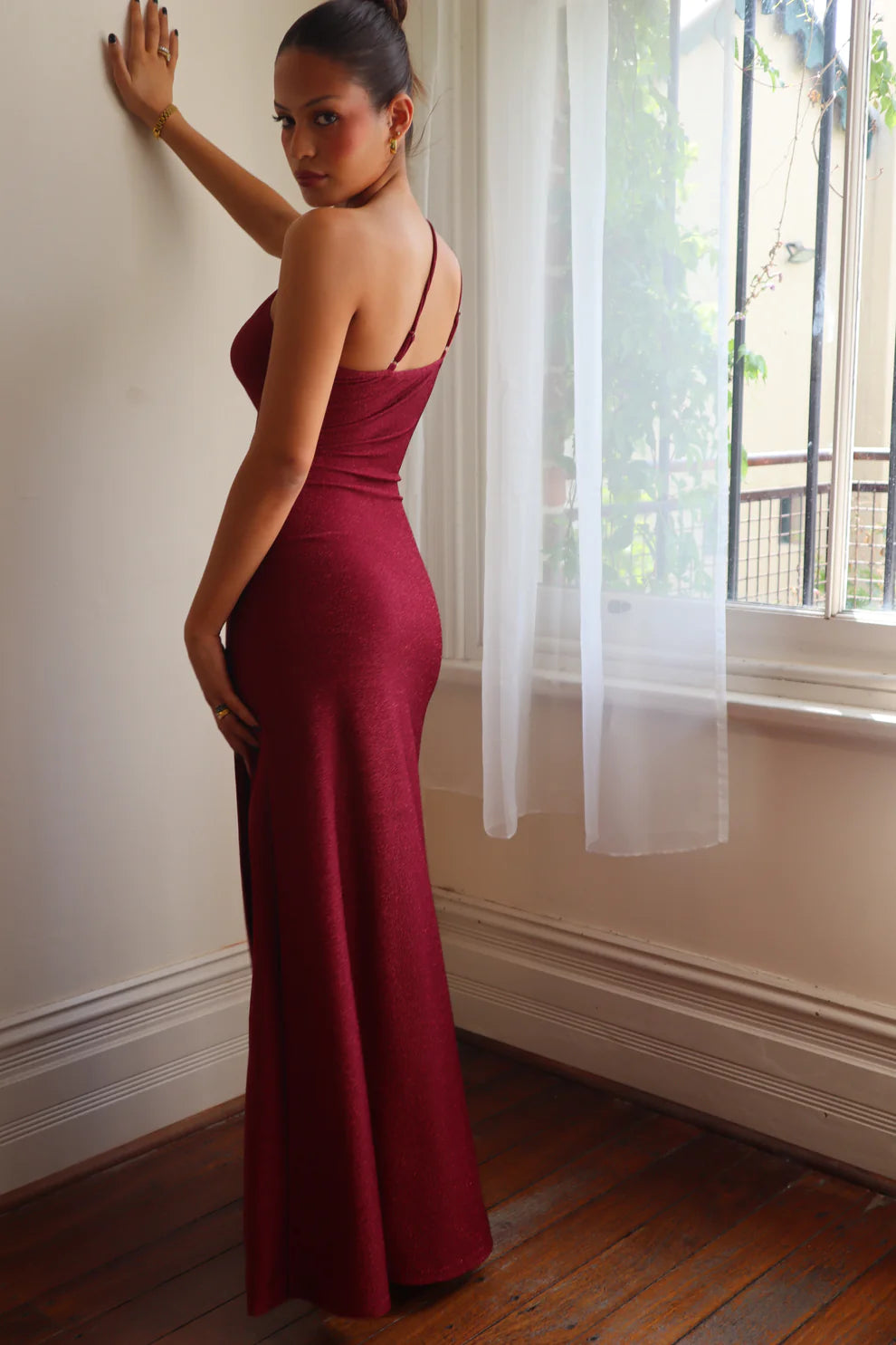 Isola Dress in Wine