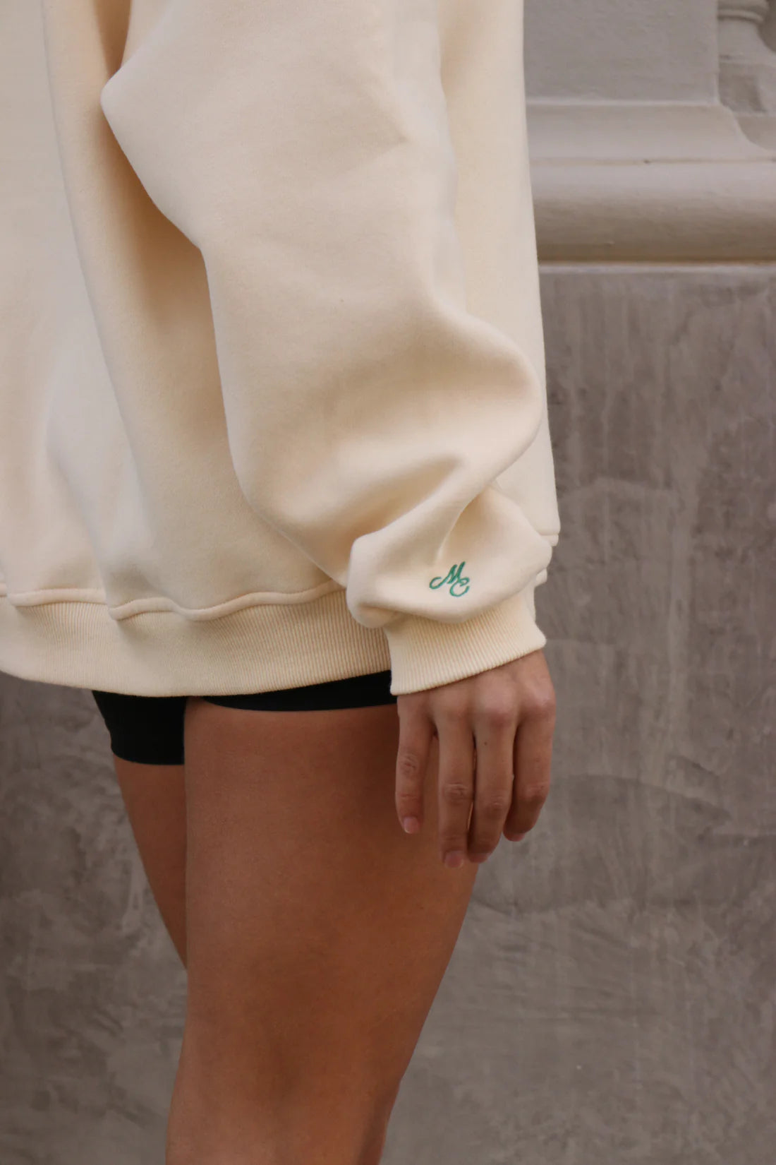 Butterfly Sweatshirt in Cream