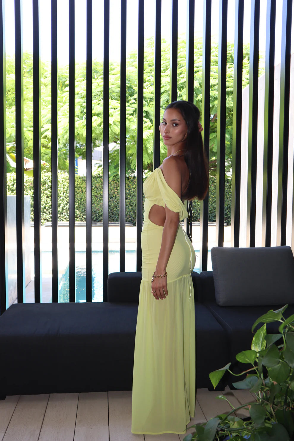 Lenoa dress in Lemon