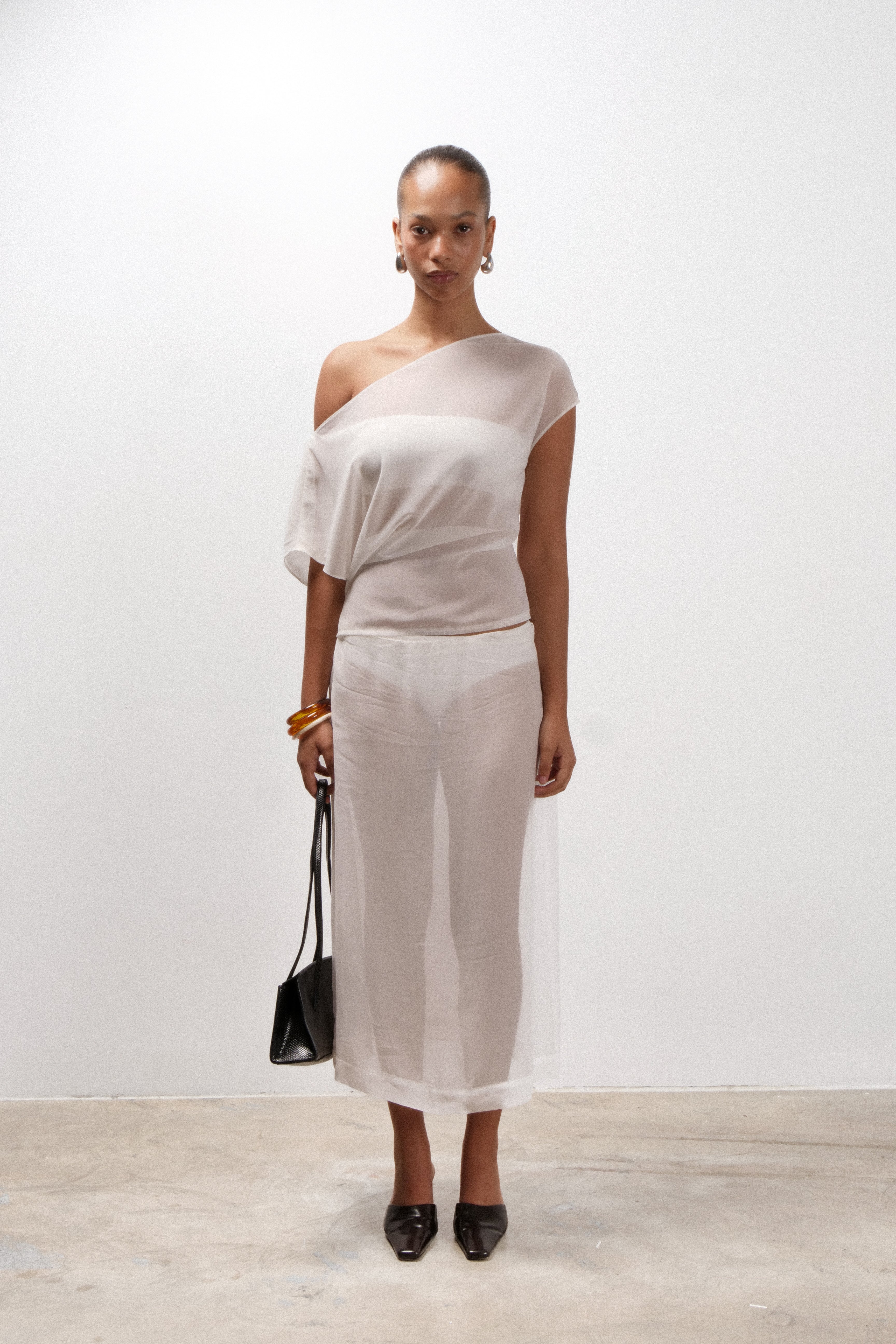 Freya Skirt Pearl