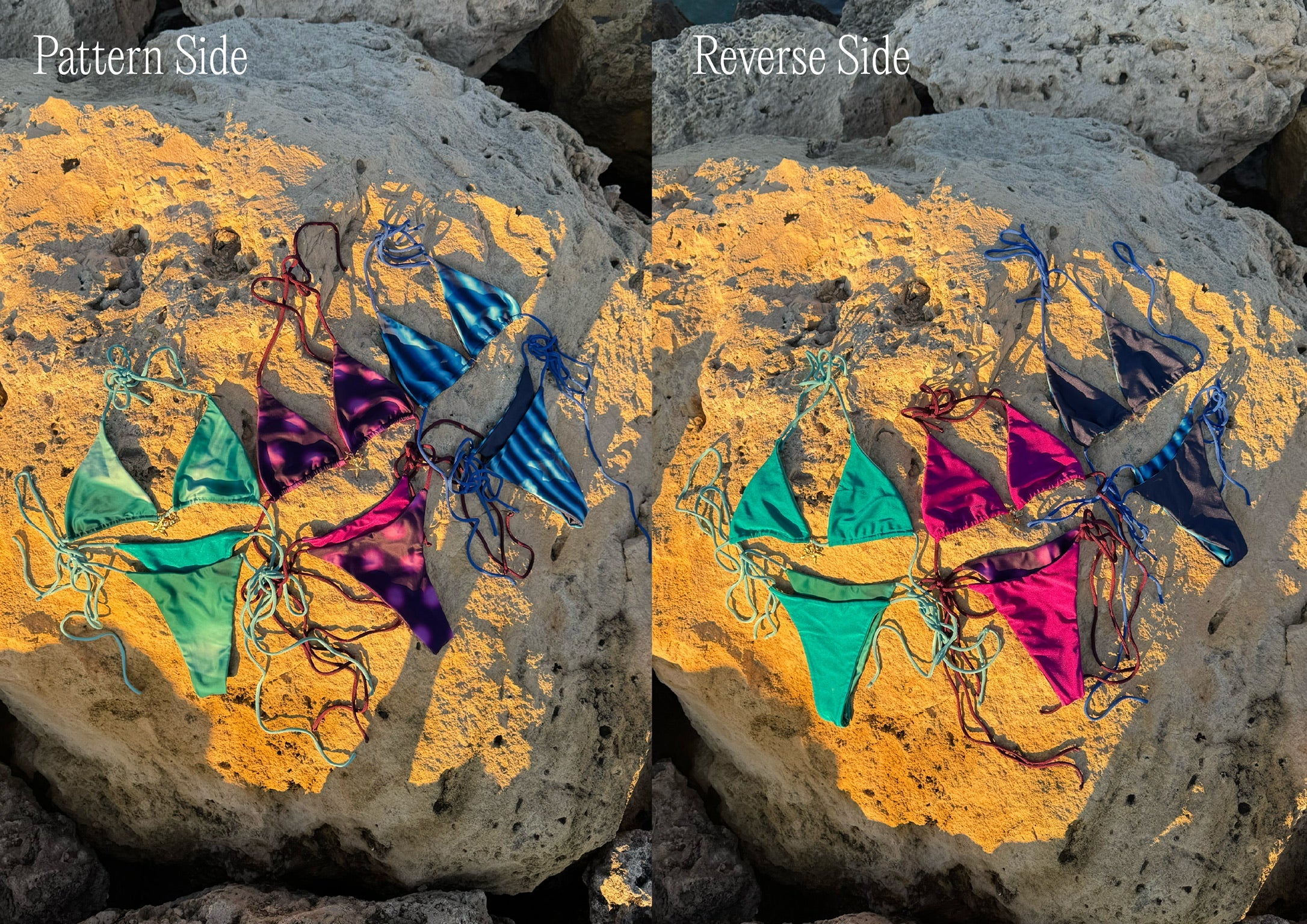 The Sapphire Reversible Bikini Bottoms