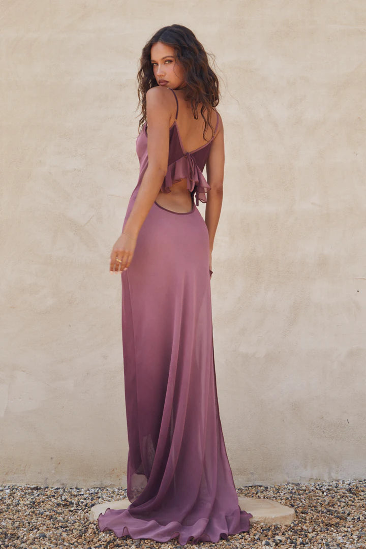 Willow Dress in Plum