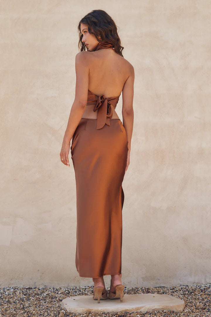 Sophia Skirt in Bronze