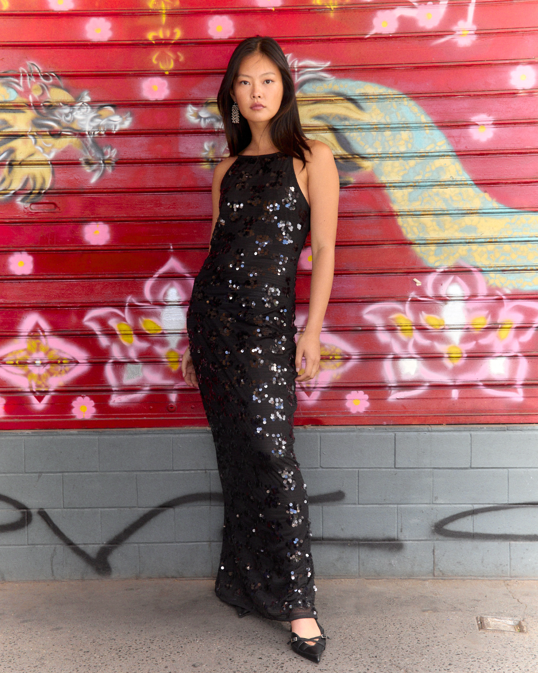 Kakia Maxi Dress in Black