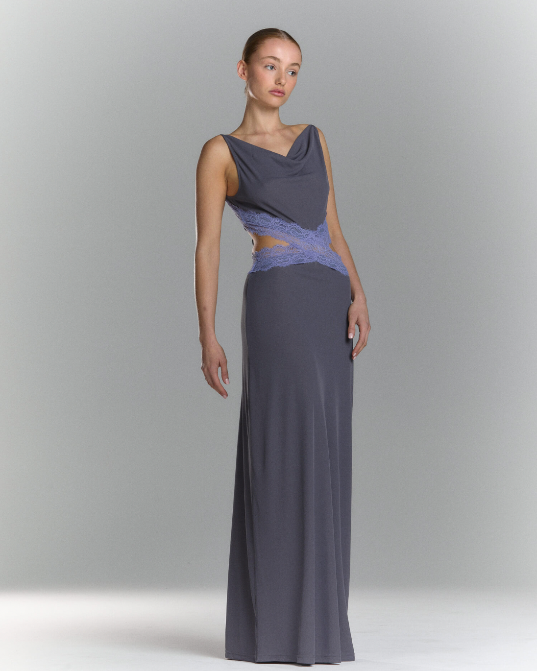 Feronia Sleeveless Maxi Dress in Lilac