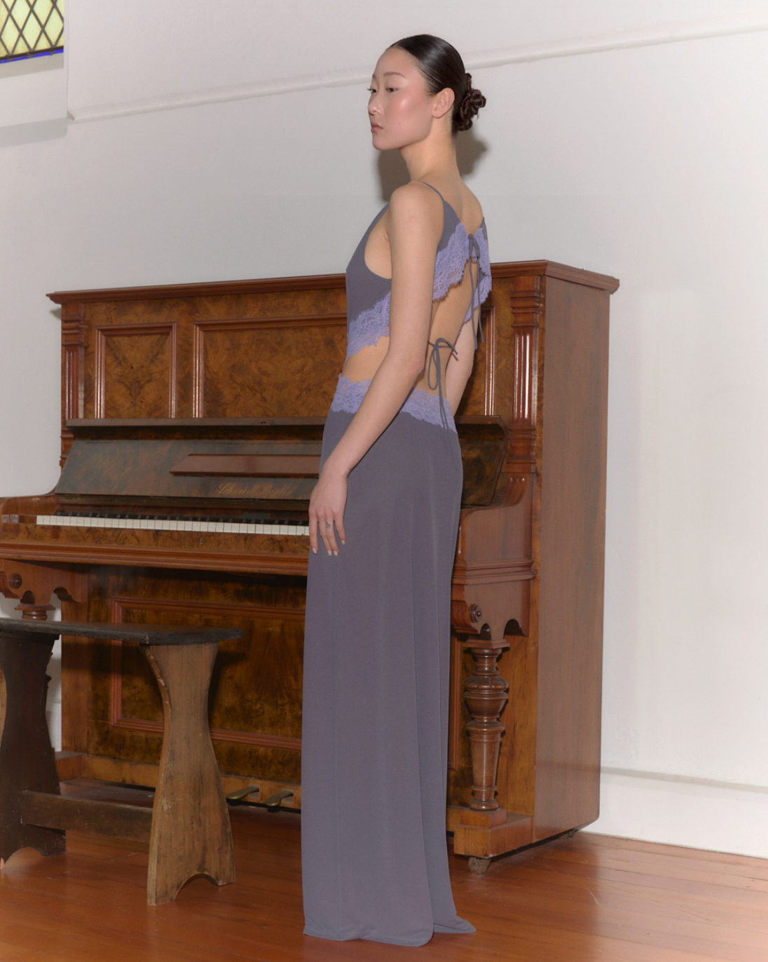 Feronia Sleeveless Maxi Dress in Lilac