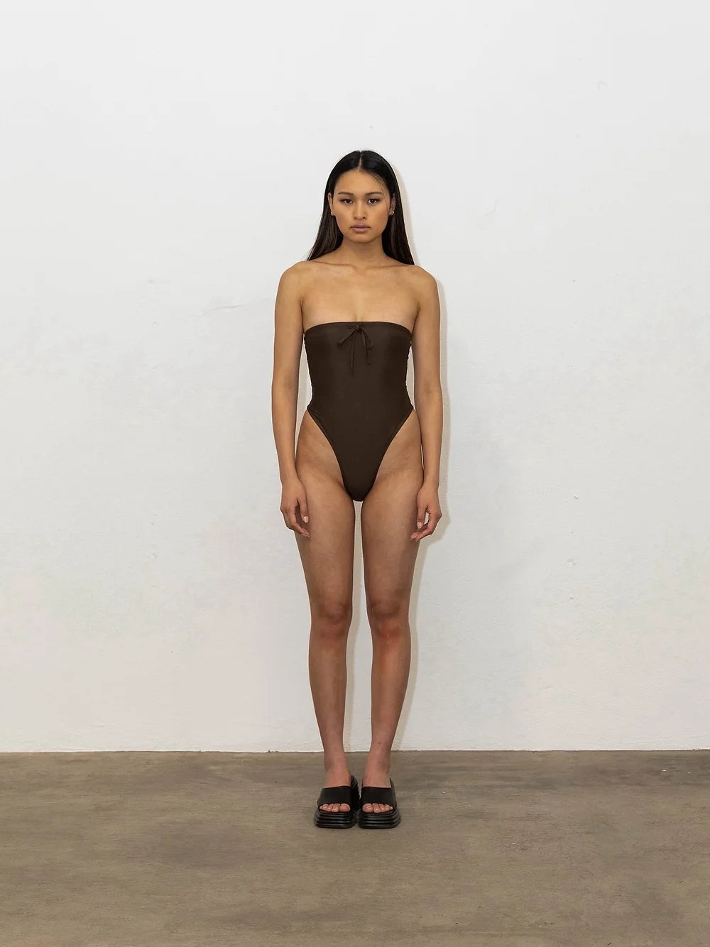 Paloma Bodysuit in Brown